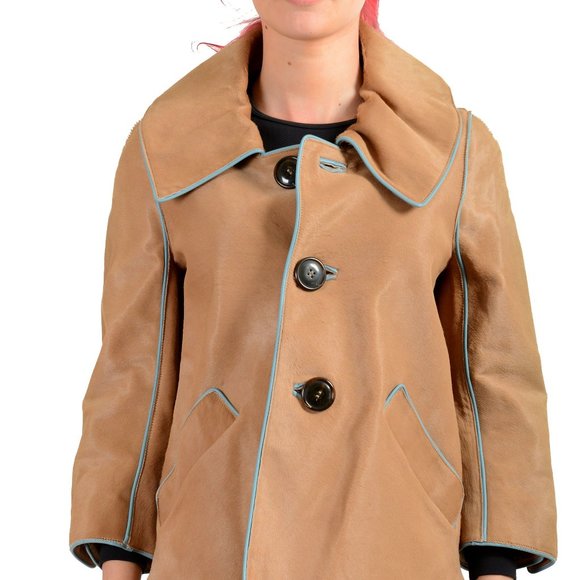 Dsquared2 Jackets & Blazers - Dsquared2 Women's Pony Hair Button Down Jacket Coat US S IT 40